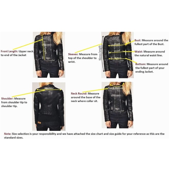 Asaavi genuine leather crop jacket. - Picture 8 of 8